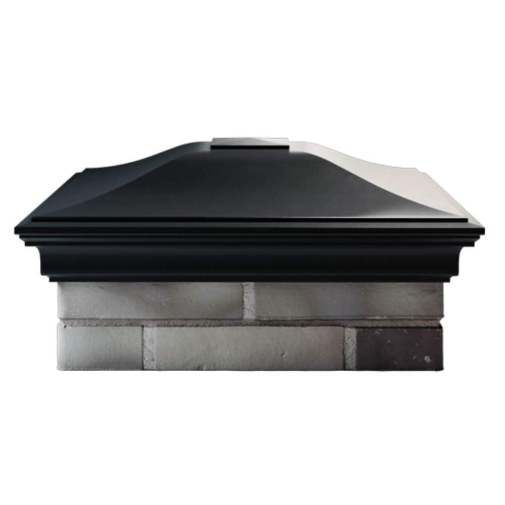 Колпак Zking Монблан Черный на столб 2х2 кирпича (515х515мм) в Тольятти фото
