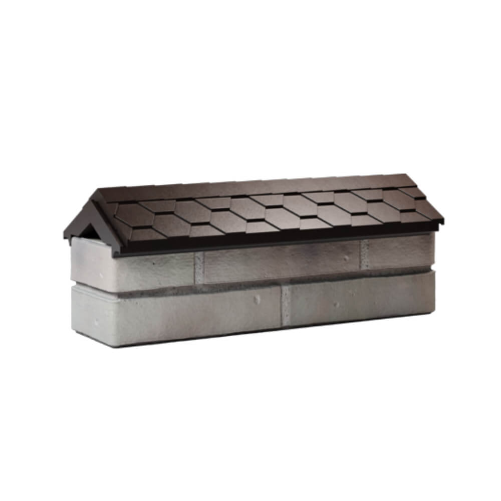 Парапет Zking Эверест Коричневый с посадкой на 0.5 кирпича (130мм) Тольятти фото