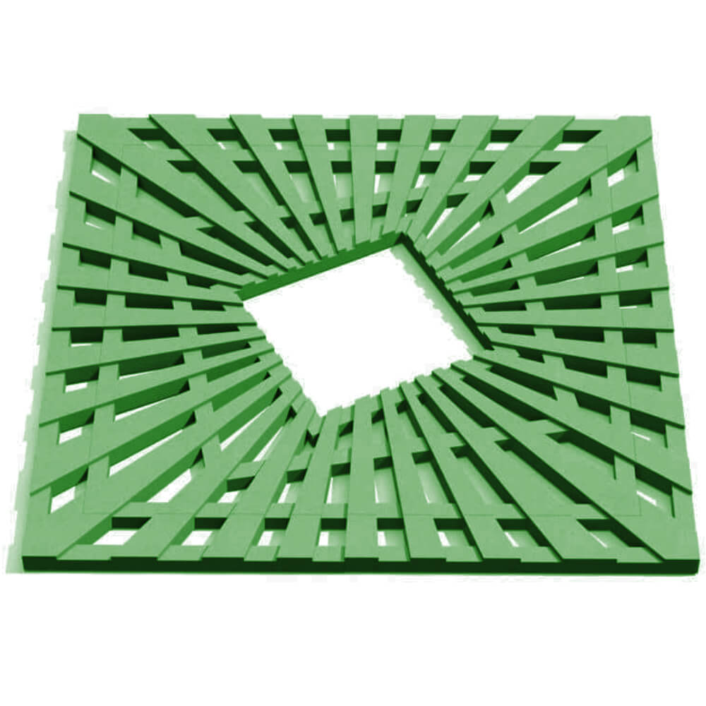 Приствольная решетка для дерева ZKING ATMOSPHERE 1.2х1.2м Зеленая Тольятти фото