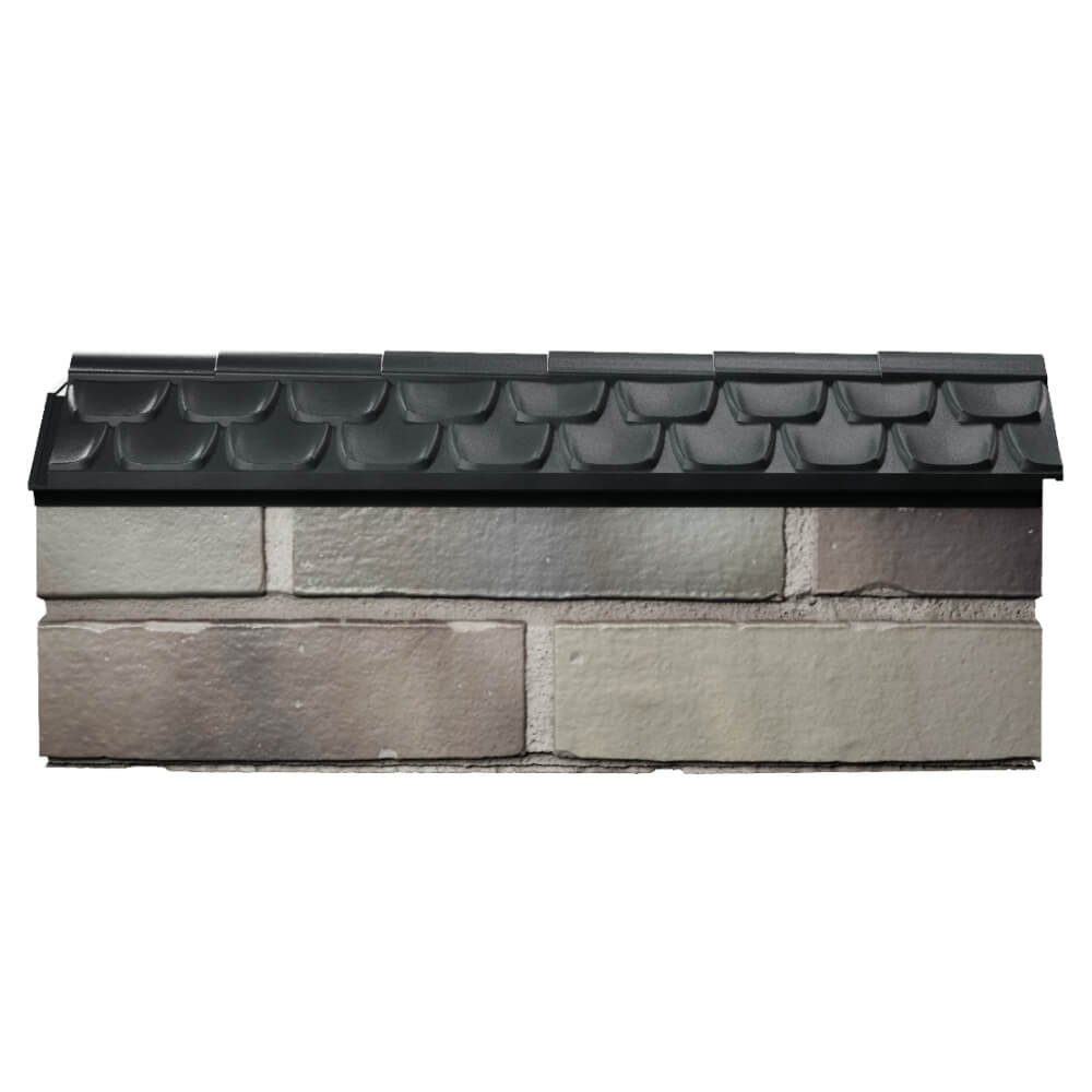 Парапет Zking Эльбрус Черный с посадкой на 0.5 кирпича (130мм) в Тольятти фото
